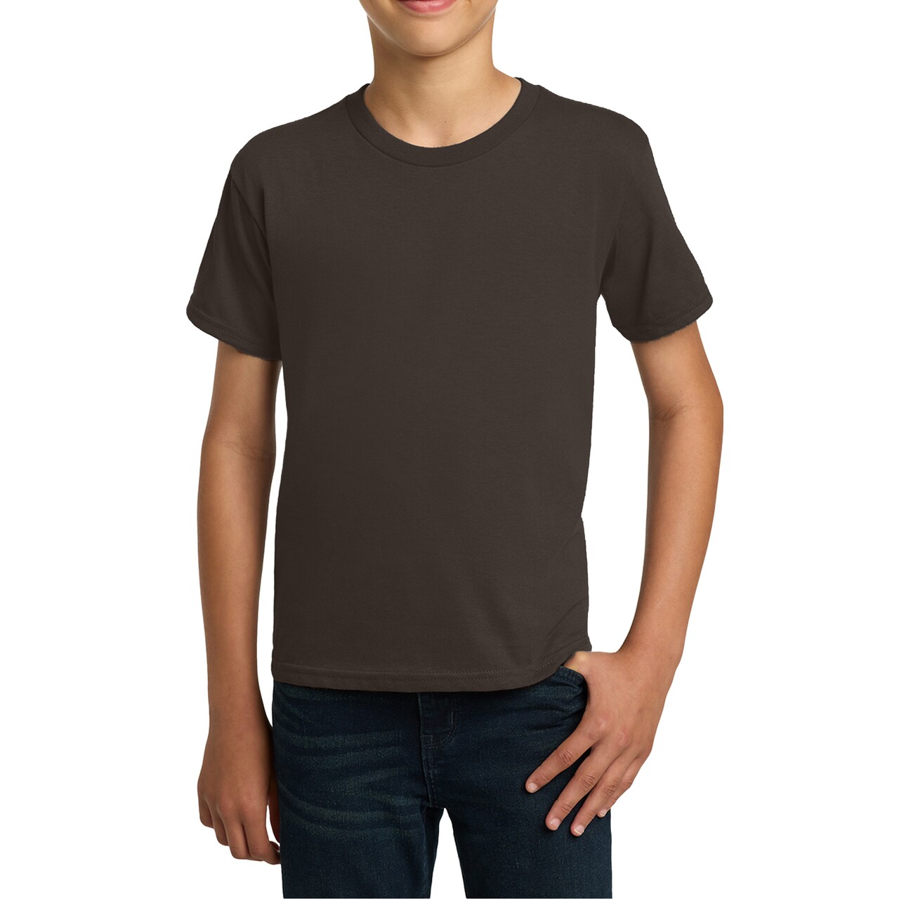 Gildan Youth Heavy Cotton T-Shirt, Plain Short Sleeve Craft & Print Ready